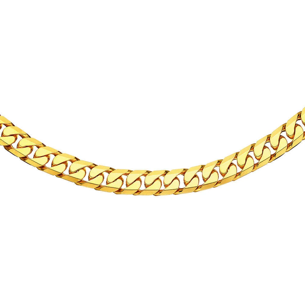 9ct Yellow SOLID Gold Heavy Curb 55cm Chain 550 Gauge – Shiels Jewellers