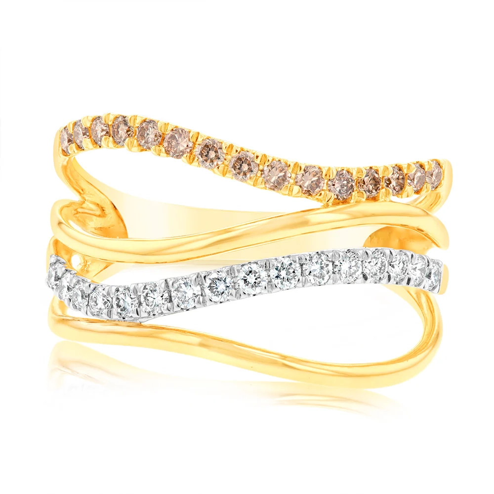 Australian Diamond 9ct Yellow Gold Diamond Ring Futura – Shiels Jewellers