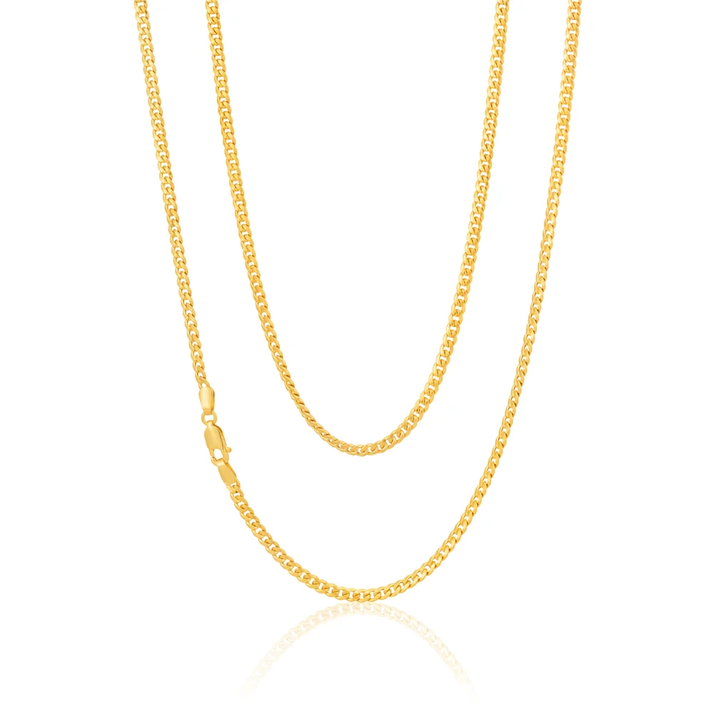 Curb Concave 70cm 80 Gauge Chain – Shiels Jewellers