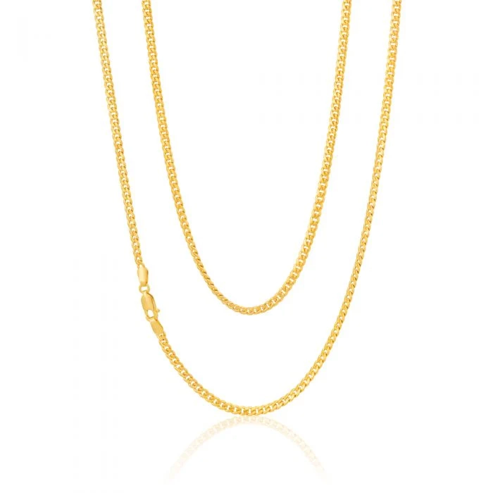 Curb Concave 80cm 80Gauge Chain – Shiels Jewellers