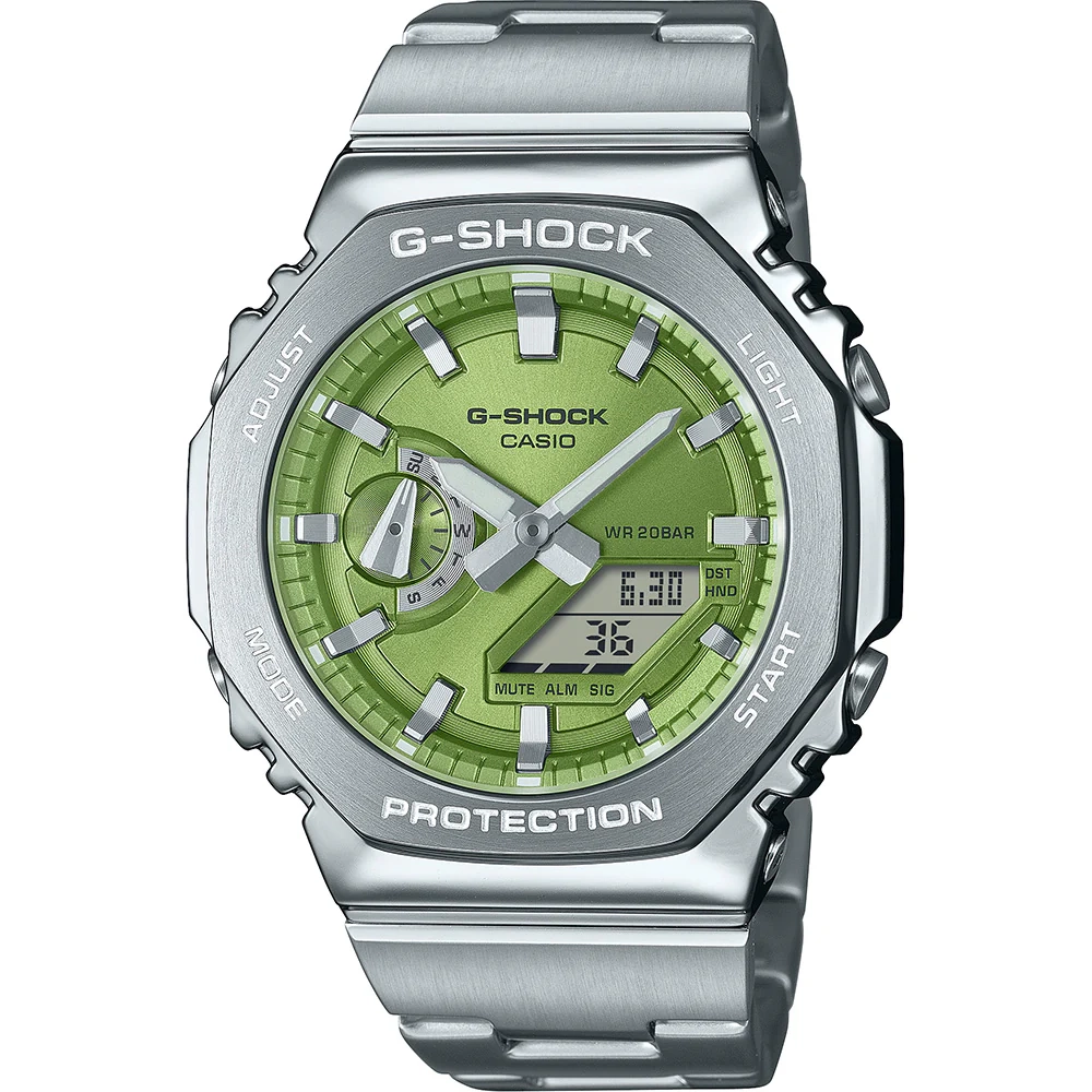 G-Shock GM2110D-3A G-Steel Metal Covered 'CasiOak' – Shiels Jewellers