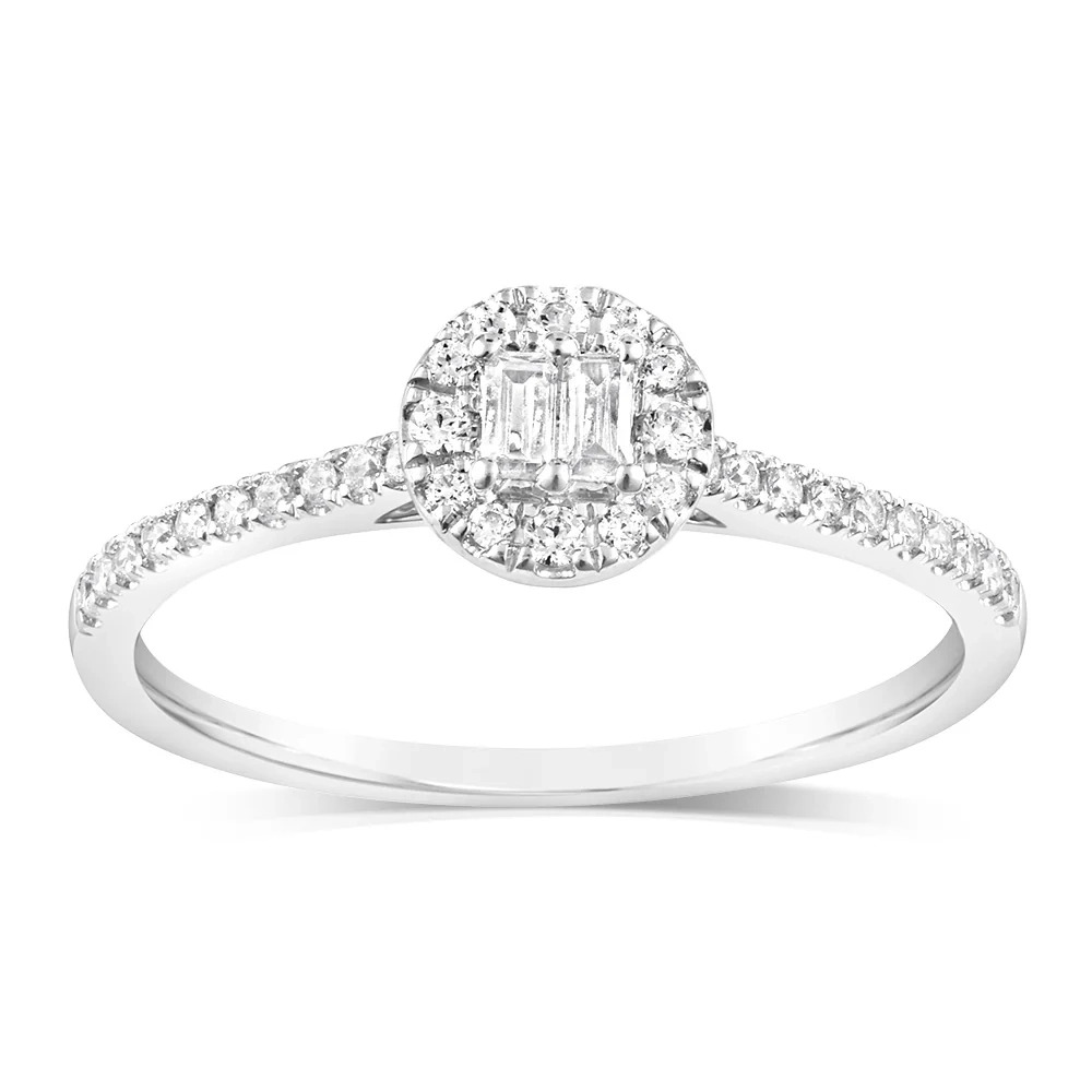 Luminesce Lab Grown 3/4 Carat Diamond Ring in 9ct White Gold – Shiels Jewellers