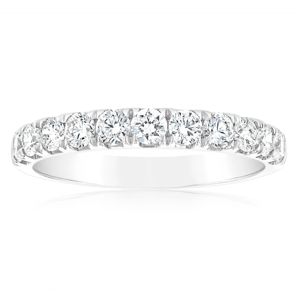 Luminesce Lab Grown Diamond 1 Carat Eternity Ring in 9ct White Gold – Shiels Jewellers