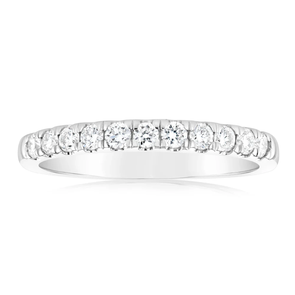 Luminesce Lab Grown Diamond 1/3 Carat Eternity Ring in 9ct White Gold – Shiels Jewellers