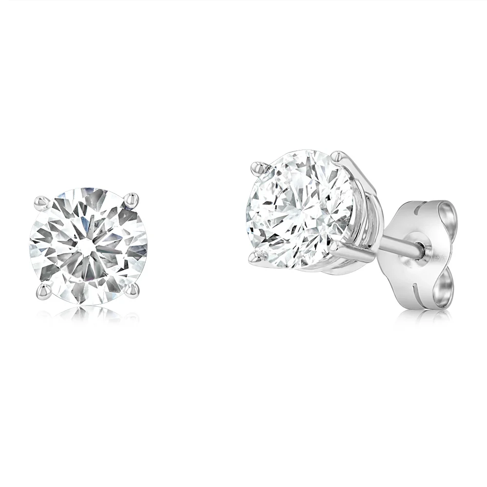 Luminesce Lab Grown Diamond 1.5 Carat Solitaire Stud Earrings in 14ct  – Shiels Jewellers