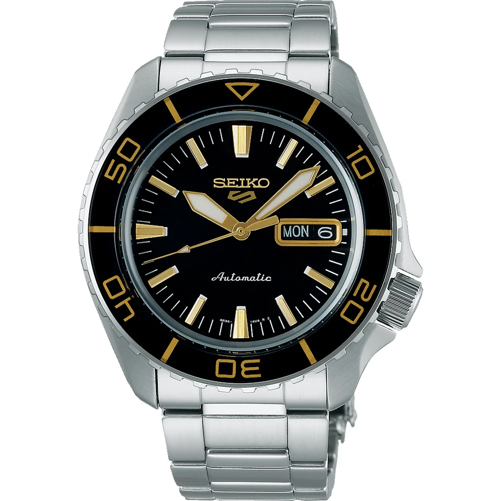 Seiko 5 Sports SRPK99K 'Blackstone Redux' – Shiels Jewellers