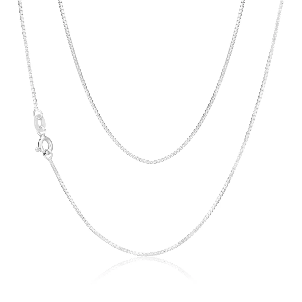 Sterling Silver 90 Gauge 40cm Box Chain – Shiels Jewellers