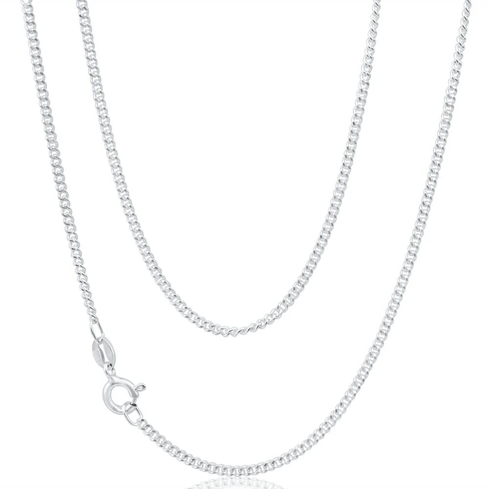 Sterling Silver Curb 50 Gauge Chain 50cm – Shiels Jewellers