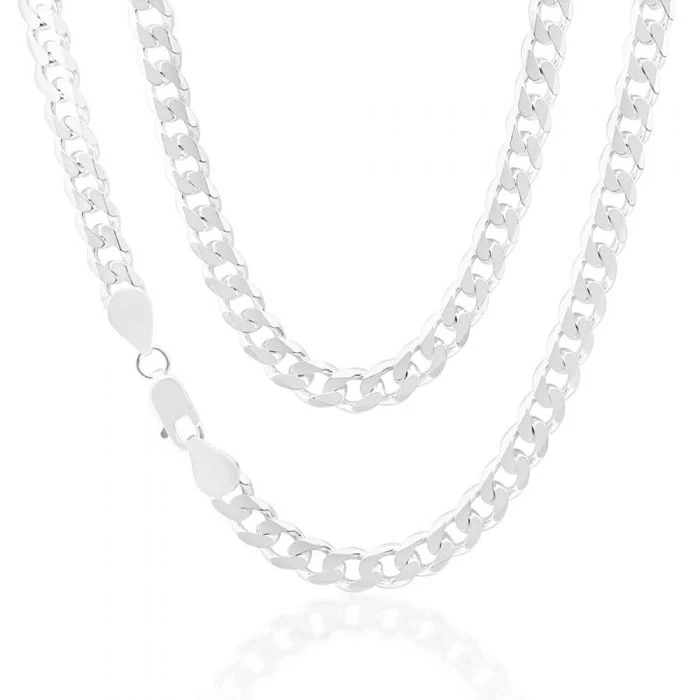 Sterling Silver Curb Heavy 200 Gauge 50cm Chain – Shiels Jewellers