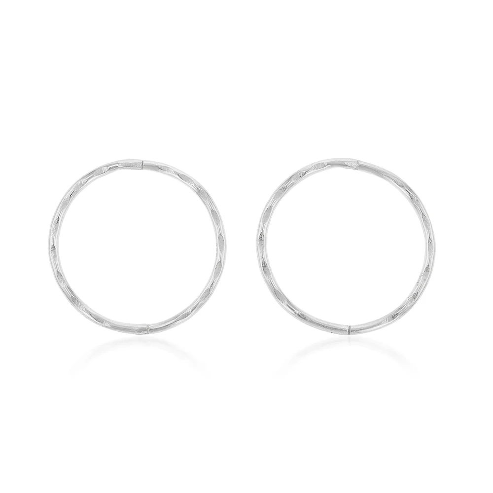 Sterling Silver Sleeper Facet 16mm Earrings – Shiels Jewellers