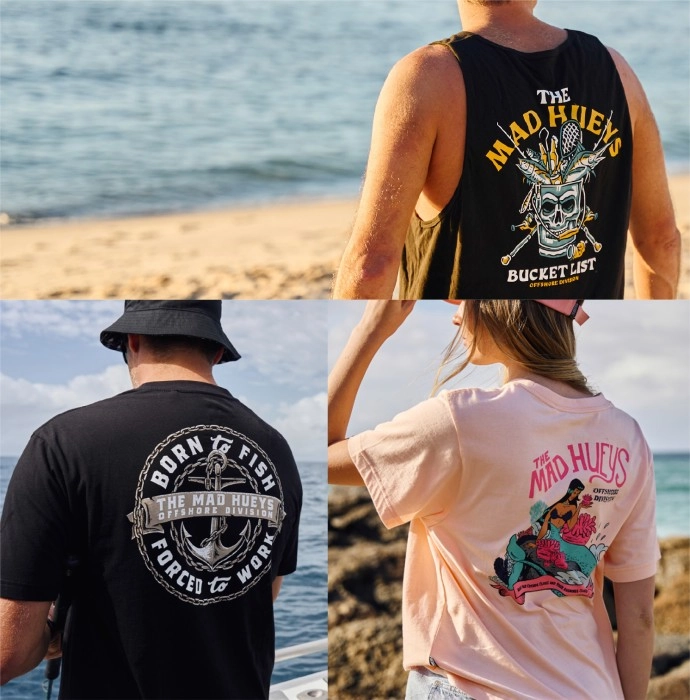 The Mad Hueys Tees & Tanks