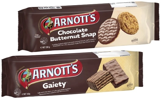 Arnott’s Chocolate Biscuits 160-250g Selected Varieties