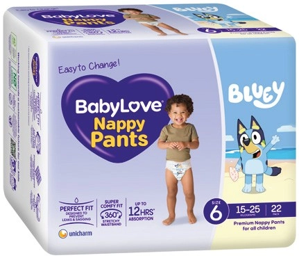 BabyLove Nappy Pants 22‑34 Pack Selected Varieties