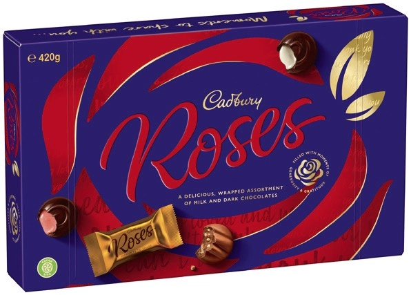 Cadbury Chocolate Roses Box 420g