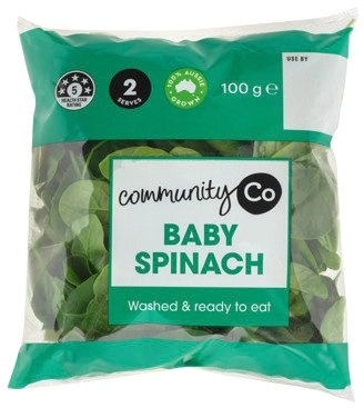 Community Co Baby Spinach 100g