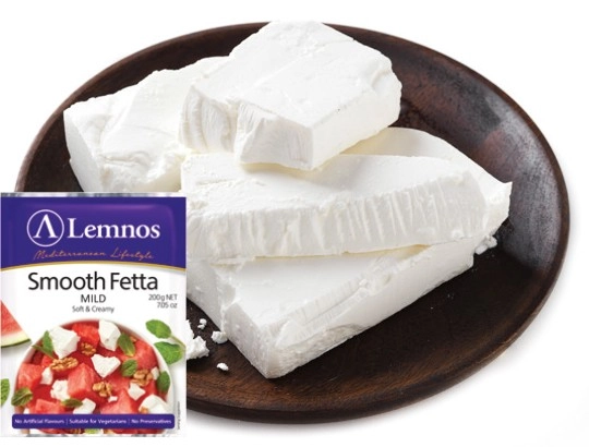 Lemnos Smooth Fetta 200g Selected Varieties