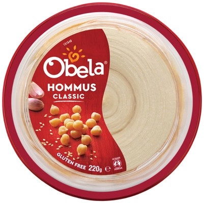 Obela Hommus Dip 220g Selected Varieties