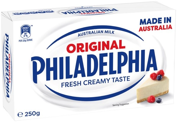 Philadelphia Cream Cheese Block 250g Selected Varieties