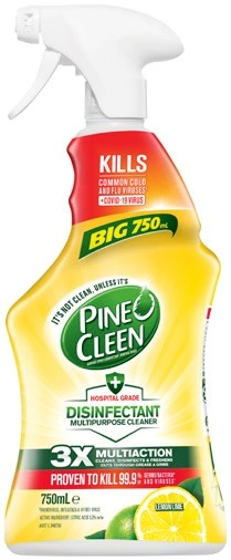 Pine O Cleen Multi Purpose Disinfectant Spray 750mL Selected Varieties*