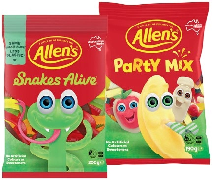 Allen’s Medium Bags 140‑200g Selected Varieties