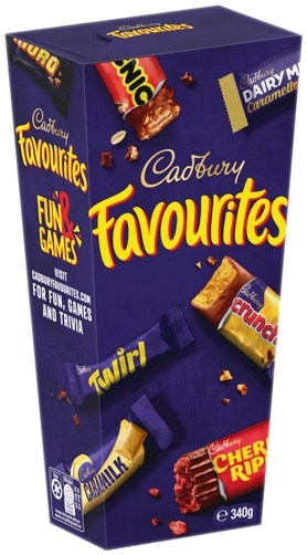 Cadbury Favourites 336-340g or Toblerone Pralines 180g Selected Varieties