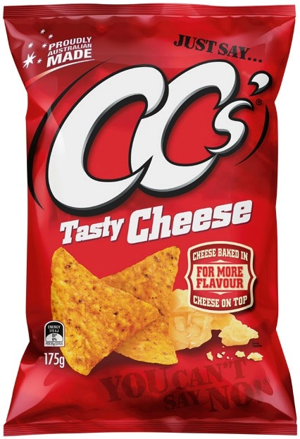 CC’s Corn Chips 175g, Cornados 110g, Thins Chips 150‑175g or Onion Rings 85g Selected Varieties