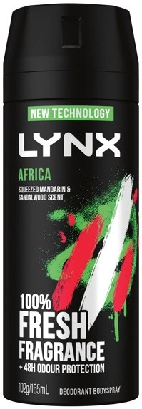 Lynx Deodorant Body Spray 165mL Selected Varieties