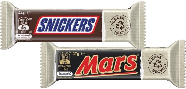 Mars Medium Bars 44‑56g, M&M’s 35‑49g, Twix Wafer Roll 22.5g or Skittles 30g Selected Varieties