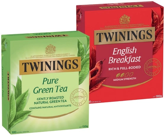 Twinings Tea Bags 80‑100 Pack Selected Varieties