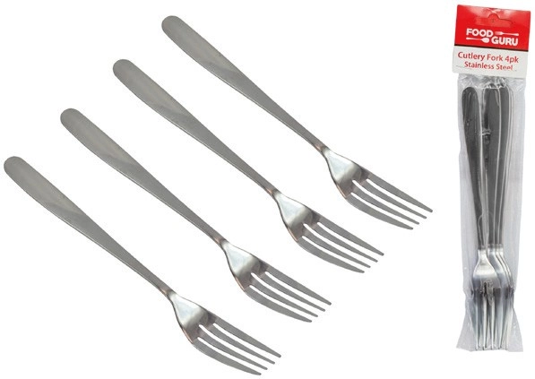 Food Guru Stainless Steel Cutlery 4 Pack Selected Varieties