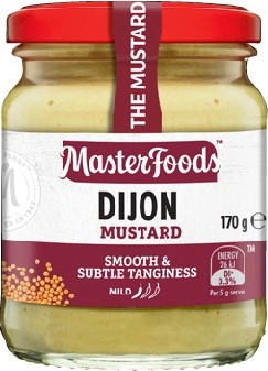 MasterFoods Mustard or Horseradish Cream 170‑175g Selected Varieties