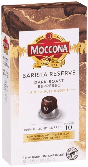 Moccona Barista Reserve Coffee Capsules 10 Pack Selected Varieties