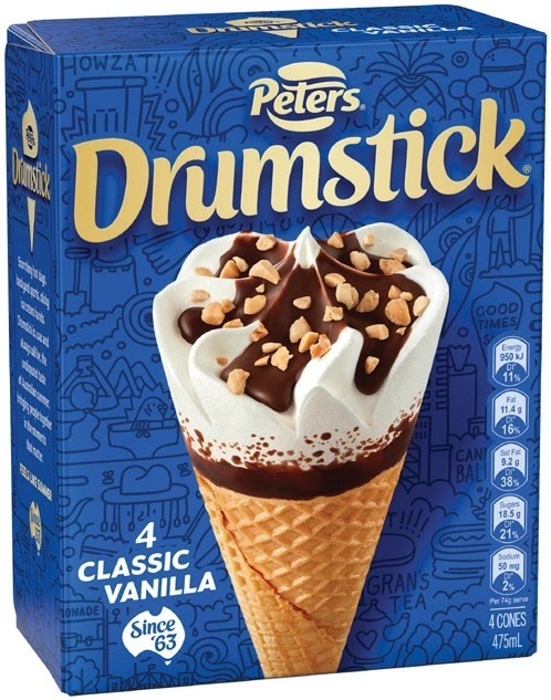 Peters Drumstick 4 Pack or Minis 6 Pack Selected Varieties