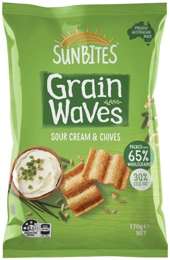 Sunbites Grain Waves 170g, Simply Chips 120g, Pop Corners or Smith’s Baked Chips 130g Selected Varieties