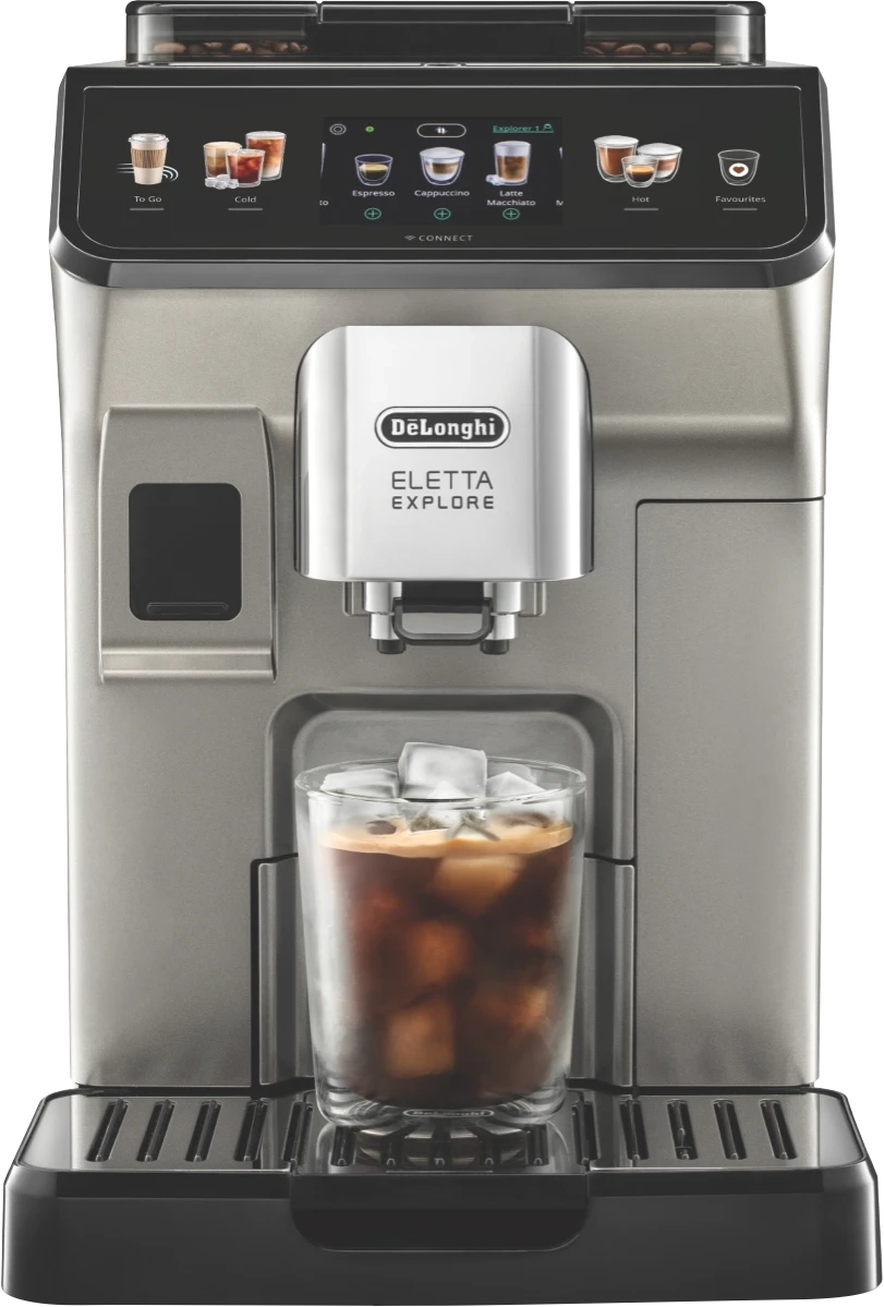 DeLonghi Eletta Explore Wifi Connect Titan Coffee Machine