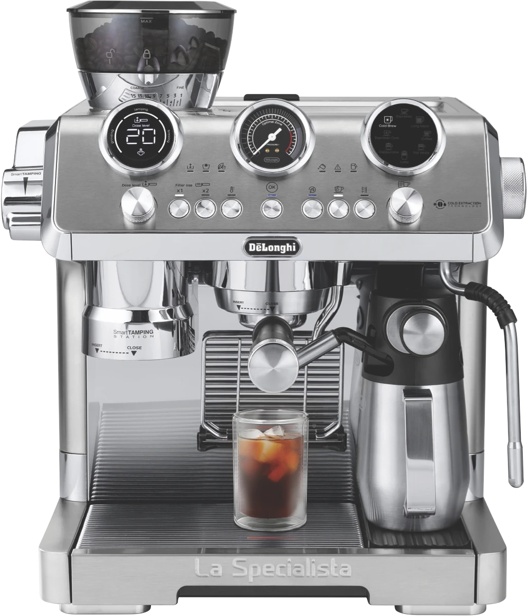 DeLonghi La Specialista Maestro 2.0 Cold Brew Manual Coffee Machine Metal