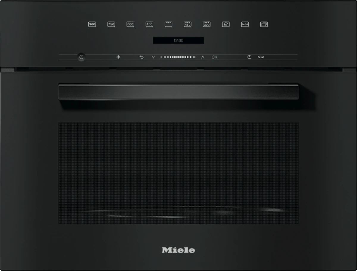 Miele VitroLine Obsidian Black Microwave Oven