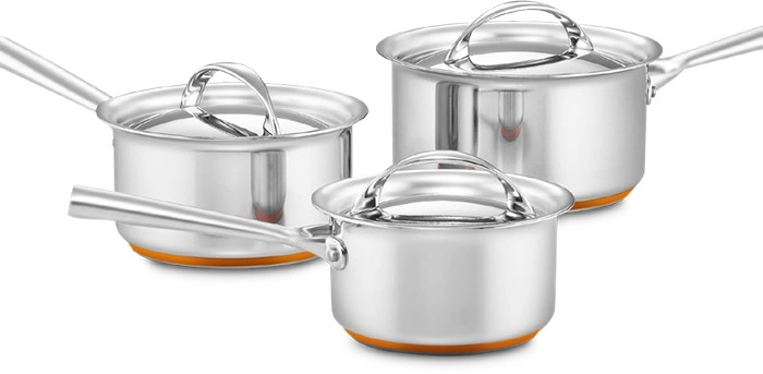 Essteele 3pc Per Vita Saucepan Set