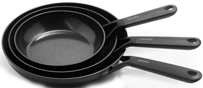 GreenPan Smartshape Triple Frypan Set 20cm, 26cm and 30cm