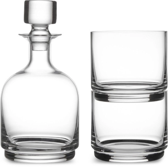 Maxwell & Williams 3pc Diamante Stacked Decanter Set