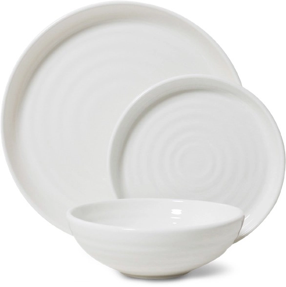 Robert Gordon 12pc Hampton Dinner Set in White