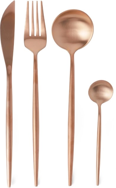 Vue 16pc Spencer Cutlery Set in Rose Gold