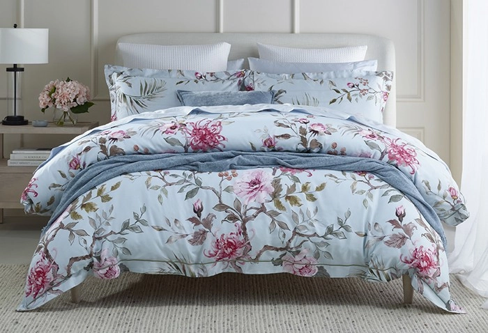 Heritage Rozala Cotton Sateen Quilt Cover Set^