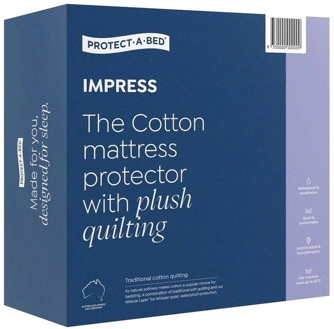 Protect a Bed Impress Cotton Quilted Mattress Protector