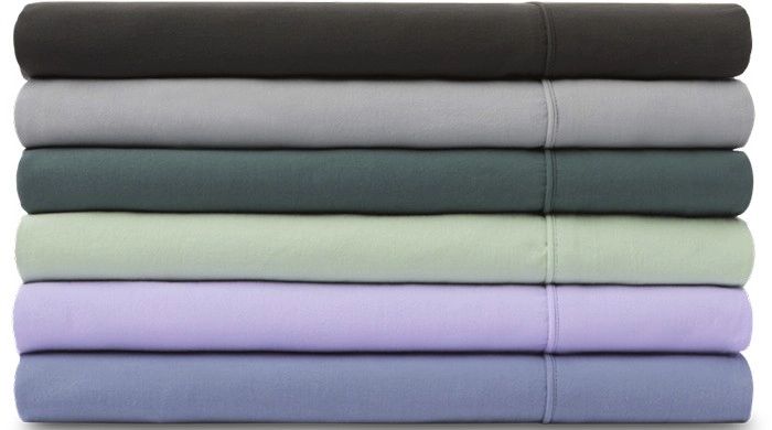 Vue Stonewashed Cotton Flat or Fitted Sheet Separates