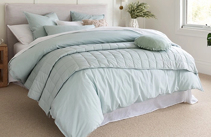 Aura Home Stonewash Quilt Cover