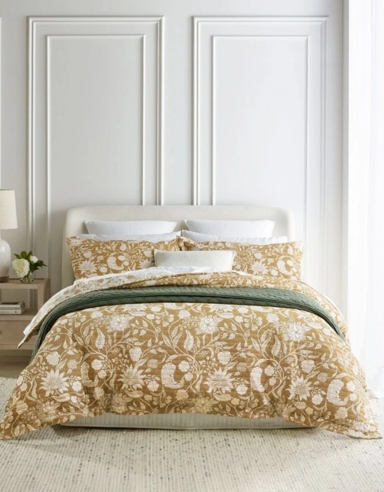 Heritage Elise Quilted Cotton Quilt Cover Set^