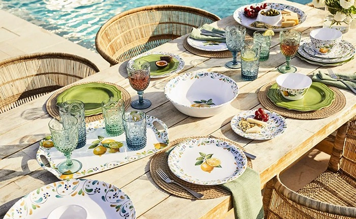 Heritage Positano Outdoor Melamine Dinnerware