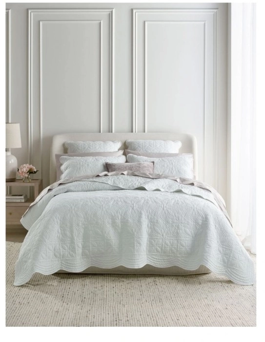 Heritage Sienna Quilted Cotton Coverlet