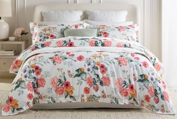 Heritage Violette Cotton Sateen Quilt Cover Set^